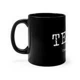 TEXIT - Black mug 11oz