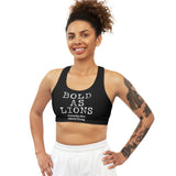 Liberty Fellowship - Bold As a Lions - Seamless Sports Bra (AOP)