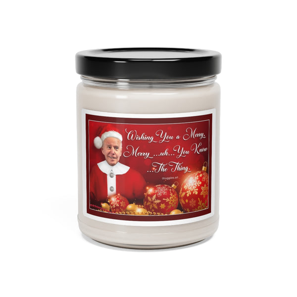 Biden's Christmas Wishes - Scented Soy Candle, 9oz