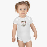 Your Fear is Full of Crap - Onesie® Organic Baby Bodysuit