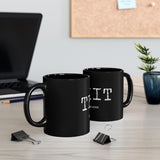 TEXIT - Black mug 11oz