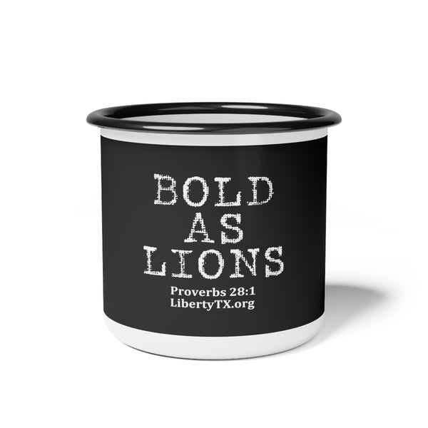 Liberty Fellowship - Bold As a Lions - Enamel Camp Cup