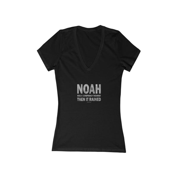 Noah - Women's Jersey Short Sleeve Deep V-Neck Tee