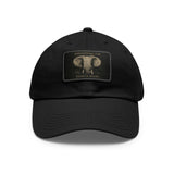 Safari Cigar - Dad Hat with Leather Patch (Rectangle)