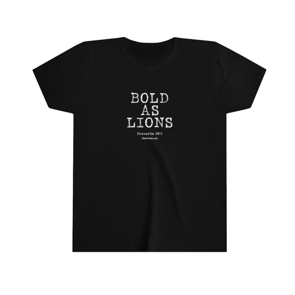 Bold As Lions - Youth Short Sleeve Tee