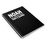 Noah - Spiral Notebook - Ruled Line (solid White text)