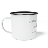 Liberty Fellowship - "the righteous are as bold as a lion" - Enamel Camp Cup