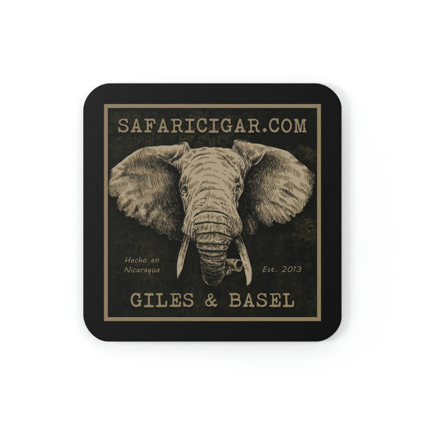 Safari Cigar - Cork Back Coaster