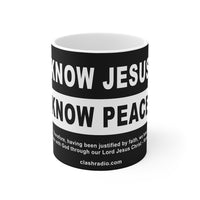 Mug 11oz - Know Jesus Know Peace