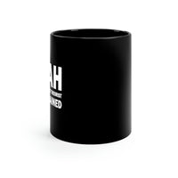 Noah - 11oz Black Mug (solid white text)