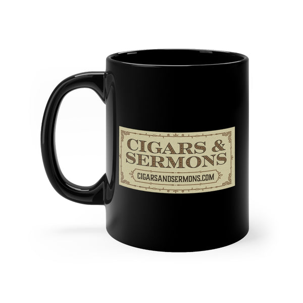 Cigars & Sermons - Black mug 11oz